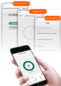 Tuya Wifi étanche IP66 biométrique empreinte digitale tactile clé porte contrôleur d'accès d'entrée - Product Image 4