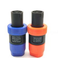 Câble Speakon NL4FC pour amplificateur Crown, adaptateur jack audio XLR 4 pôles à verrouillage par torsion compatible Neutrik Speakon