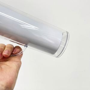 Gobelet droit et mince de 20 oz pour sublimation, type globe à neige, avec poignée, pré-percé pour l'ajout de motifs, USA Warehouse DIY - Product Image 5