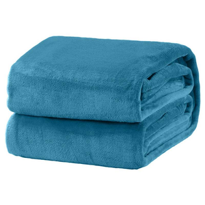 2025년형 초극세사 두꺼운 따뜻하고 포근한 100% 폴리에스터 솔리드 플란넬 플리스 니트 담요 사계절용 소파 침대용 - Product Image 1