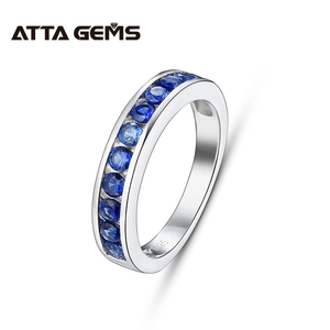 <span class=keywords><strong>Bague</strong></span> en <span class=keywords><strong>saphir</strong></span> bleu rubis <span class=keywords><strong>vert</strong></span>, bijoux fins, pour femme, 100% argent Sterling 925, idéal pour cadeau de fête - Product Image 1