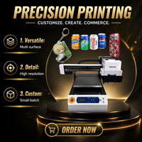 Imprimante à jet d'encre UV 4050 avec tête d'impression XP600 boîtes en papier briquet à large utilisation et machine d'impression UV en métal acrylique CMYKW V