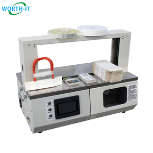 Máquina <span class=keywords><strong>de</strong></span> anillado <span class=keywords><strong>de</strong></span> mesa <span class=keywords><strong>de</strong></span> alta velocidad, herramienta <span class=keywords><strong>de</strong></span> impresión y embalaje que ata automáticamente los billetes, gran oferta - Product Image 2