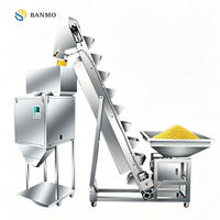 Automatic Granule Weighing Packing Machine with Bucket Elevator for Food Packaging Seeds Grain Snacks High Speed Bagging System