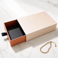 Boîte à tiroir en carton rigide personnalisée de luxe pour cosmétiques haut de gamme, emballage coulissant premium avec design de logo