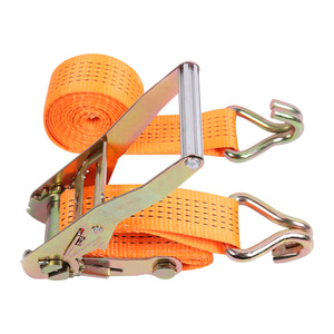 Sangles à cliquet personnalisées pour fixation de cargaison, sangles à cliquet E-Track, sangles de fixation de cargaison en polyester certifiées <span class=keywords><strong>GS</strong></span> CE - Product Image 1