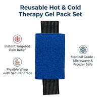 Compresse chaude et froide pour soulager les douleurs au genou en sport - Fournitures de rééducation écologiques, sac de glace réutilisable personnalisable