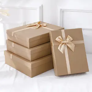 OEM Manufacturer Good Technology and Price Brown Kraft Paper Packaging Gift Box Custom Printing