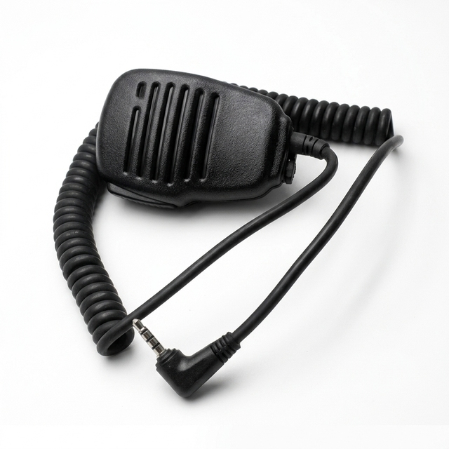 Two-Way Radio Condenser Microphone Conference Use Handheld Speaker Transceiver Wired Metal Components for VX-168 VX-231 FT-60R