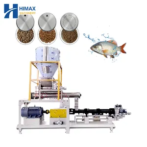 Industrial High Efficiency 500kg Per Hour Dry Floating Fish Feed Extruder Machine Tropical Fish Food Production Line