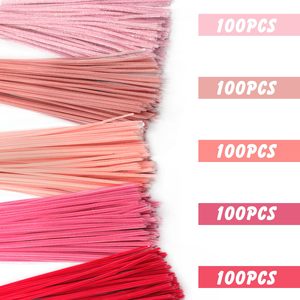 Kits de Manualidades Educativas Preescolares, Limpiapipas de Chenilla de Colores Surtidos, Palitos de Felpa, 30CM, 100 Unidades por Paquete - Product Image 5