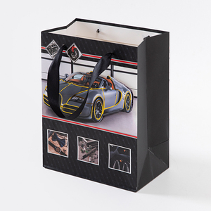 Dynamic Young Men's Gathering <strong>Toy</strong> Packaging-Red Racing Supercar Themed Gift <strong>Bags</strong> <strong>for</strong> Speed Themed <strong>Parties</strong> Brown Kraft Paper - Product Image 4