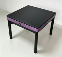 Table de Mahjong Automatique Électrique Pliante 36* pour Divertissement Familial et Fêtes