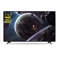 Télévision intelligente d'usine OEM, meilleure qualité, 75 pouces, Smart Tv 4K HD, télévision 75 85 100 pouces, smart TV, écran plat