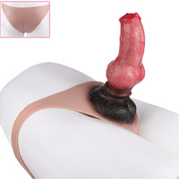 Dildo réaliste portable en forme de nœud pour chien, culotte, manchon pénien pour homme, dispositif d'agrandissement du pénis, jouets sexuels pour hommes/couples 18+