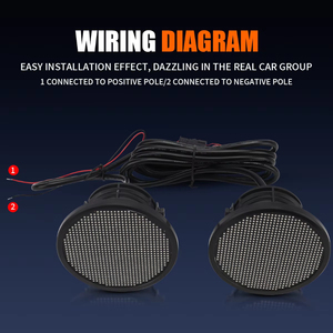 Luz Antiniebla Dinámica LED para Motocicleta de 12V-24V, Faro Delantero con Control Móvil, Lámpara de Píxeles Responsiva, Accesorio de Modificación - Product Image 3