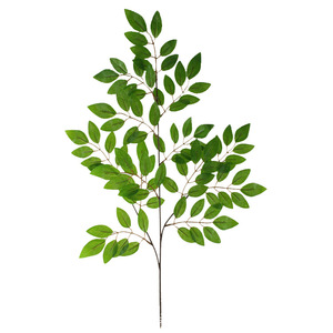 Huaien Fondo pared Artificial rama roja Flor de frijol hoja de langosta para DIY Fondo decoración de pared decoración del hogar - Product Image 3