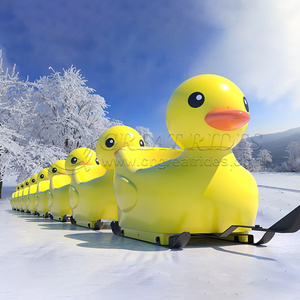 Mignon canard en PE, <span class=keywords><strong>luge</strong></span> à neige, toboggan d'hiver pour enfants, jouet de neige pour jouer en extérieur - Product Image 6