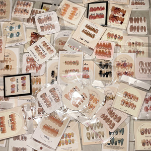 Vente en gros usine à prix abordable : <span class=keywords><strong>Faux</strong></span> ongles 3D à presser, assortiment de haute qualité, formes Cercueil moyen, Amande, French Manucure, pour femmes - Product Image 2