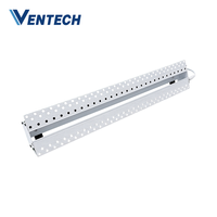 Diffuseur linéaire invisible Ventech, diffuseur d'air linéaire caché en aluminium avec éclairage