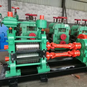 30mm sudut baja bar datar lini produksi baja rebar mesin pembuat batang rebar manufaktur hot rolling mill