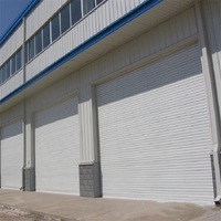Porte à enroulement résistante au vent, prix d'usine Chine