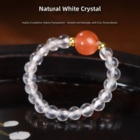 Bague en cristal blanc naturel Nanhong vintage pour femmes, bijoux de mode, fournisseur en gros