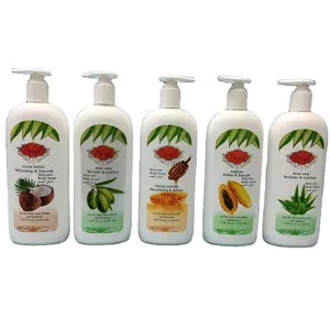 500ml befeuchten Ernährung Aloe Oliven Honig Papaya Kakao extrakt zarte Hautpflege Hand Körper lotion