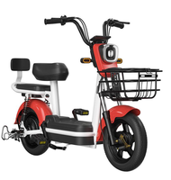 Bicicleta Eléctrica Urbana de Alto Rendimiento con Motor sin Escobillas de 500W para Adultos, con Batería de Plomo-Ácido y Funciones Inteligentes Hidráulicas