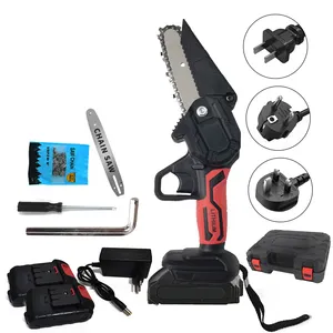 MOST POWERFUL BATTERY CHAINSAW BATTERY OPERATED POLE SAWS SMALL ELECTRIC CHAINSAWS CORD electric pruning sawLESS