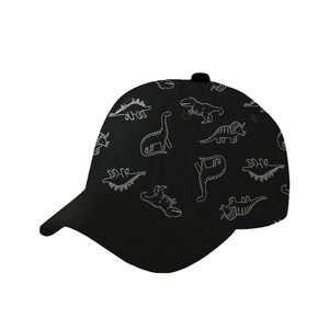 Gorra de Béisbol para Bebés y Niños, Personalizada al por Mayor, con Estampado de Dinosaurios, Protección <span class=keywords><strong>Solar</strong></span>, Transpirable, de Algodón, con Cierre de Velcro Ajustable - Product Image 6