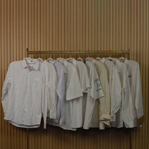 Comfortable and Versatile Wholesale Second-hand Men's Long-sleeved <strong>White</strong> <strong>Shirt</strong> <strong>Used</strong> Clothes - Product Image 1