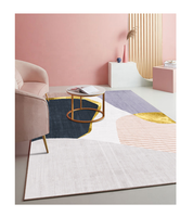 Nordic Abstract Cream Smooth Handmade Center Teppiche und Teppiche