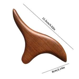 Strumento Tradizionale per <span class=keywords><strong>Massaggio</strong></span> in Legno Bastoncino per <span class=keywords><strong>Massaggio</strong></span> Meridiano Terapia Salutare Rilassamento Corpo e Collo Circolazione Sanguigna Triangolo per <span class=keywords><strong>Massaggio</strong></span> in Legno - Product Image 2