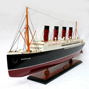 RMS & HMHS MAURETANIA Wooden Model Boats-Painted Nautical Handicraft From Vietnam - Product Image 1