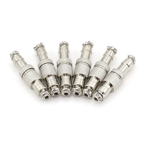 Wholesale GX12 Cable Mount Male Female Connector 2 3 4 5 6 7 Pin GX12