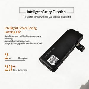 <span class=keywords><strong>Clavier</strong></span> sans fil mini 2,4 GHz <span class=keywords><strong>avec</strong></span> pavé tactile capacitif rétroéclairé RVB 7 couleurs et USB 2.0 pour ordinateur portable - Vente en gros usine - Product Image 5