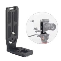 Plaque à dégagement rapide en acier inoxydable usinée CNC, pièce de rechange professionnelle pour tête panoramique de trépied d'appareil photo numérique
