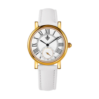 Montre de Luxe Personnalisée pour Femme en Acier Inoxydable Seiko, Élégante, à Quartz, 32mm, Verre 16mm, Simple, Tendance, avec Aiguilles en Cuir