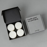 Boîte en papier biodégradable personnalisée, économique, de haute qualité, pour bougies, thé, aromathérapie, emballage cadeau