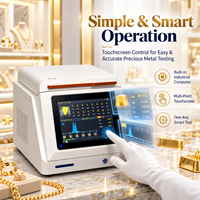 Testeur de pureté de l'or de bureau Fortune Laser, spectromètre XRF rapide pour l'analyse des métaux précieux et des déchets d'or et d'argent