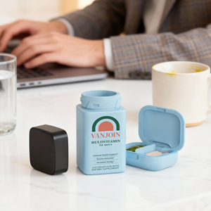 Frasco <span class=keywords><strong>de</strong></span> Vidrio Cuadrado <span class=keywords><strong>de</strong></span> 120 ml (4 oz) a Prueba <span class=keywords><strong>de</strong></span> Niños para Cápsulas y Suplementos, con Tapa <span class=keywords><strong>de</strong></span> Seguridad y Pastillero Portátil - Product Image 5