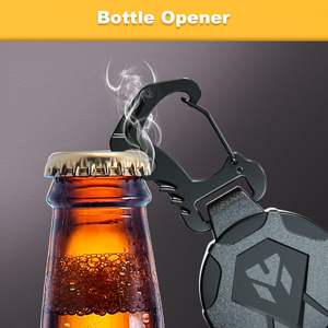 Portachiavi retrattile con cordino, porta badge resistente, avvolgitore per badge durevole, porta chiavi con cavo in acciaio da 32 pollici - Product Image 5