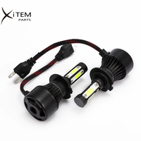 Ampoules de phares LED X7, vente chaude, éclairage LED automobile 4 faces pour voiture 9005 9006 H4 H7 H11 8000lm