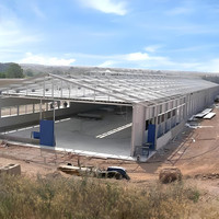 Conception de bâtiments d'élevage avicole en structure acier économique, nouvelle construction de poulaillers en acier