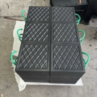 Patins de support de grue portables en polyéthylène de haute qualité avec poignée, antidérapants, haute capacité de charge, tapis de grue