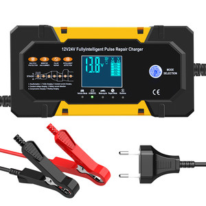 Chargeur de <span class=keywords><strong>batterie</strong></span> au plomb-acide intelligent à impulsions 12v24v10A, réparation, 12v10A 24v5A multifonctionnel pour scooters - Product Image 3