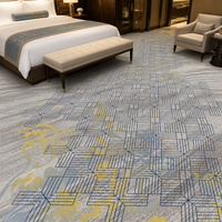 Tapis tissé Axminster de luxe pour chambre d'hôtel, tapis pour hôtel 5 étoiles