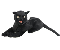 Usine En Gros Simulation Panthère Animal Jouets Pour Enfants Noir Léopard En Peluche Jouet