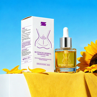 Huile Essentielle de Beauté à Base de Plantes Douces pour l'Amélioration des Hanches, le Gros Fessier, le Massage, le Lifting, le Raffermissement et l'Agrandissement, Marque Privée OEM